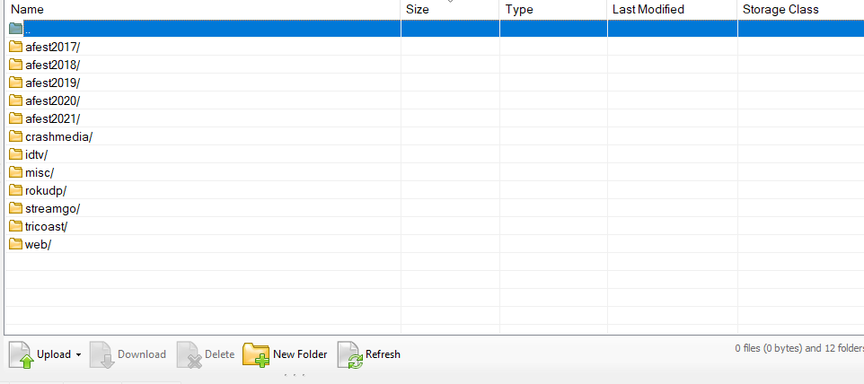 Folder layout ile